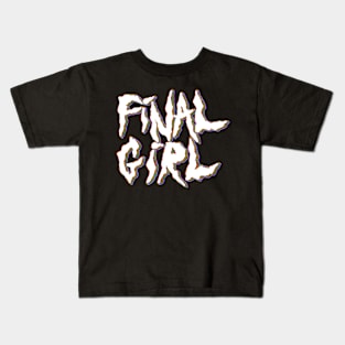 Final Girl in white Kids T-Shirt